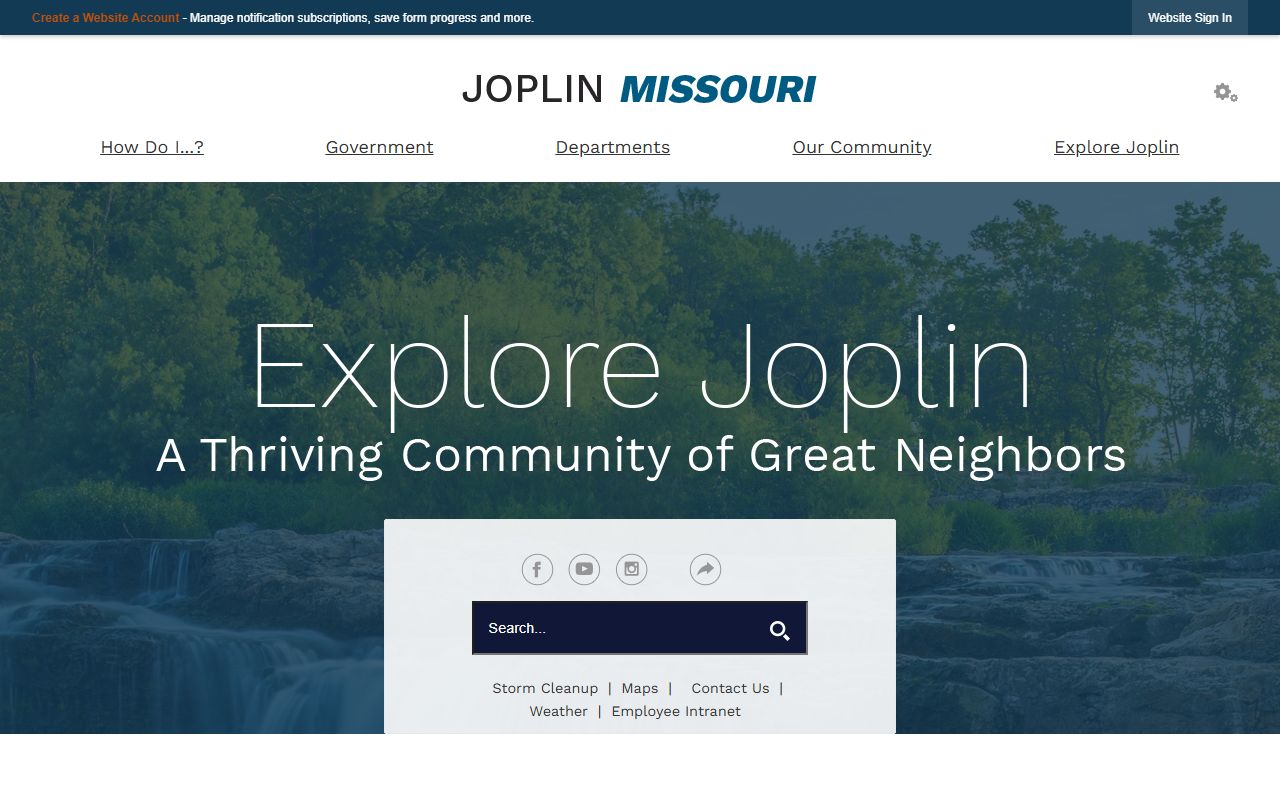 Joplin phone directory official city website