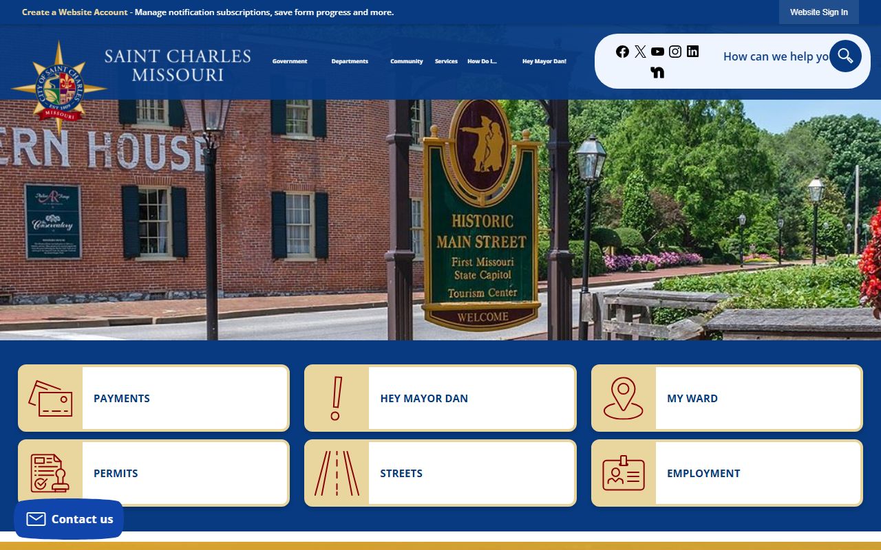 St. Charles phone directory city website