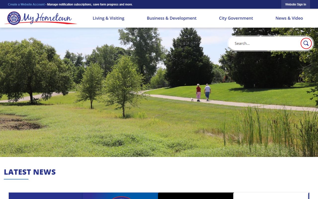 St. Peters phone directory official city website