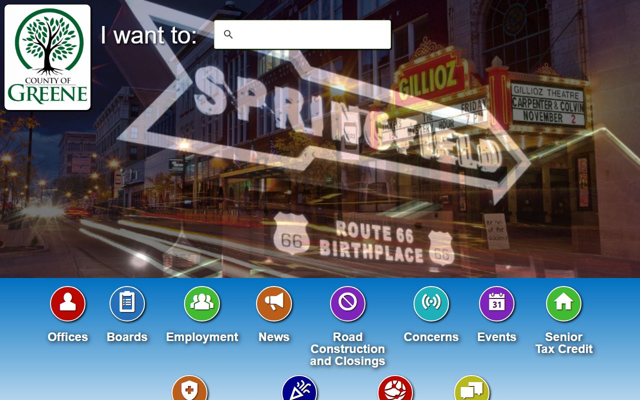 Greene County Missouri phone directory official government website