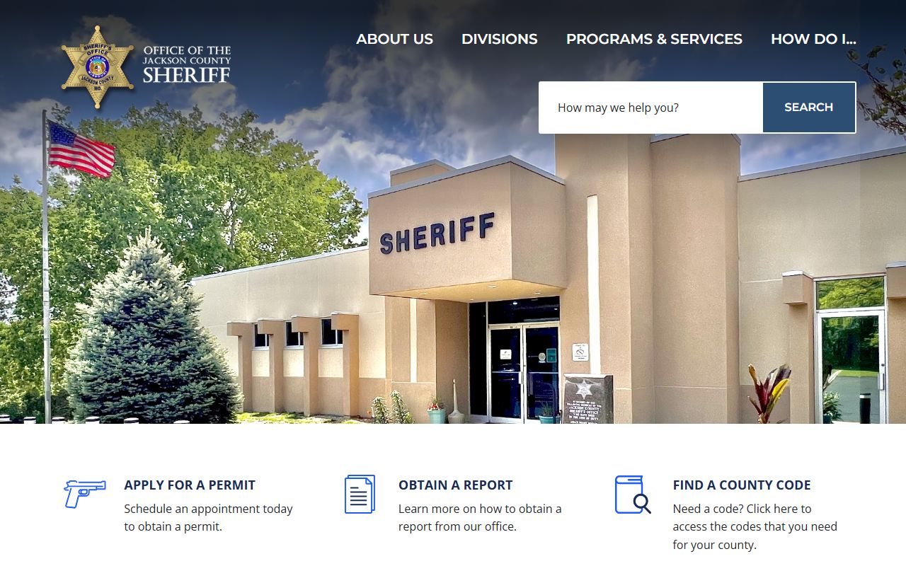 Jackson County Missouri phone directory sheriff office website